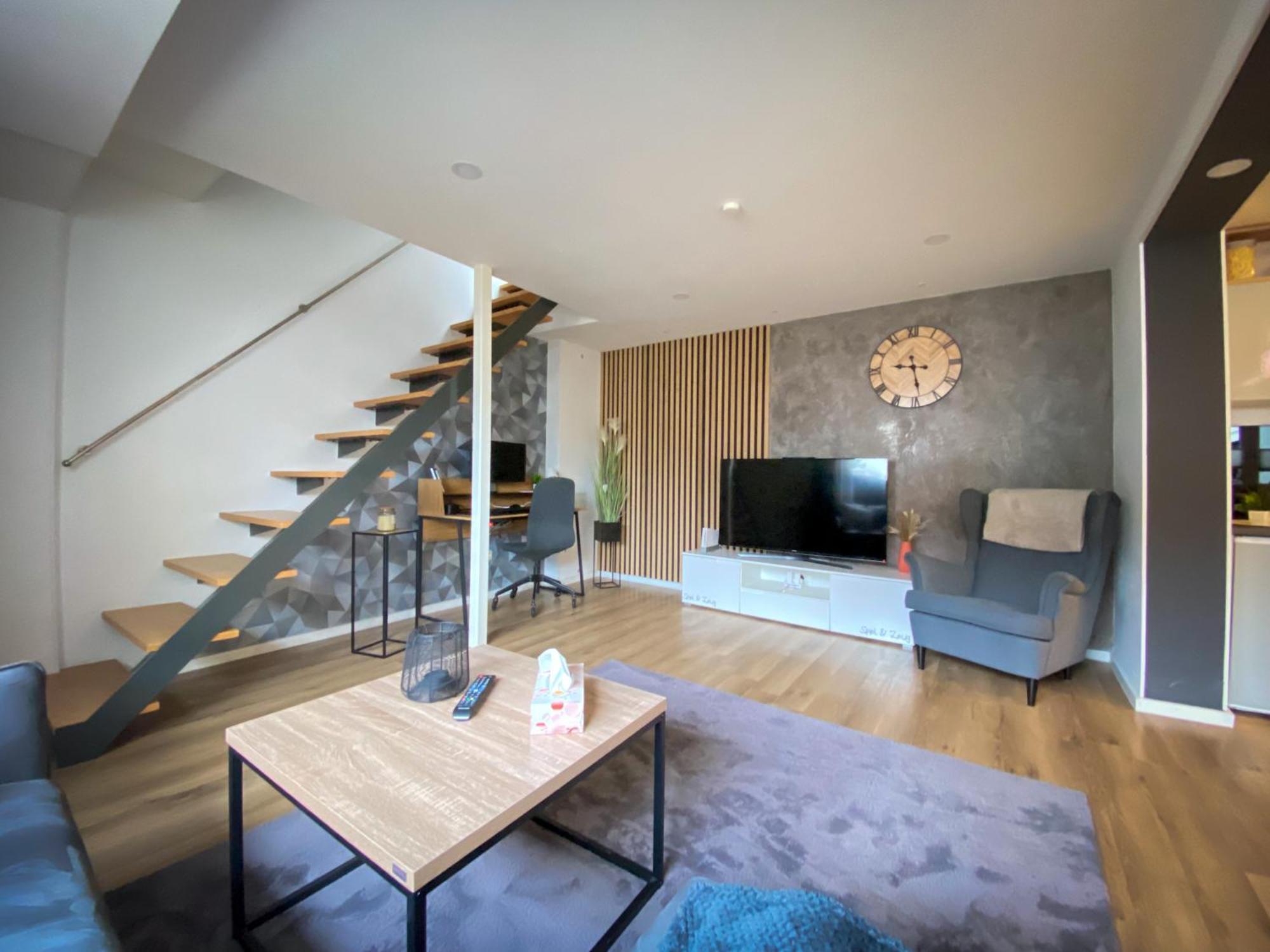 Design Immo Ferienwohnung Rhein-Main Rodgau Luaran gambar